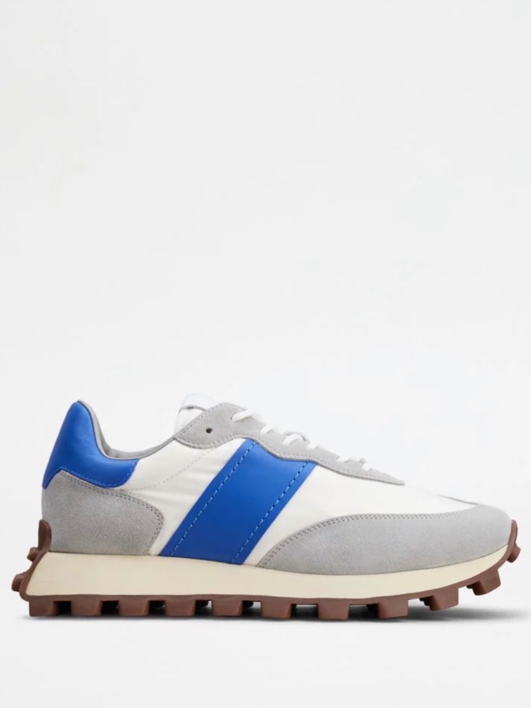 Tods Sneakers 1t In Suede And Fabric